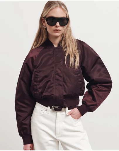 Witchery - Nylon Bomber Jacket