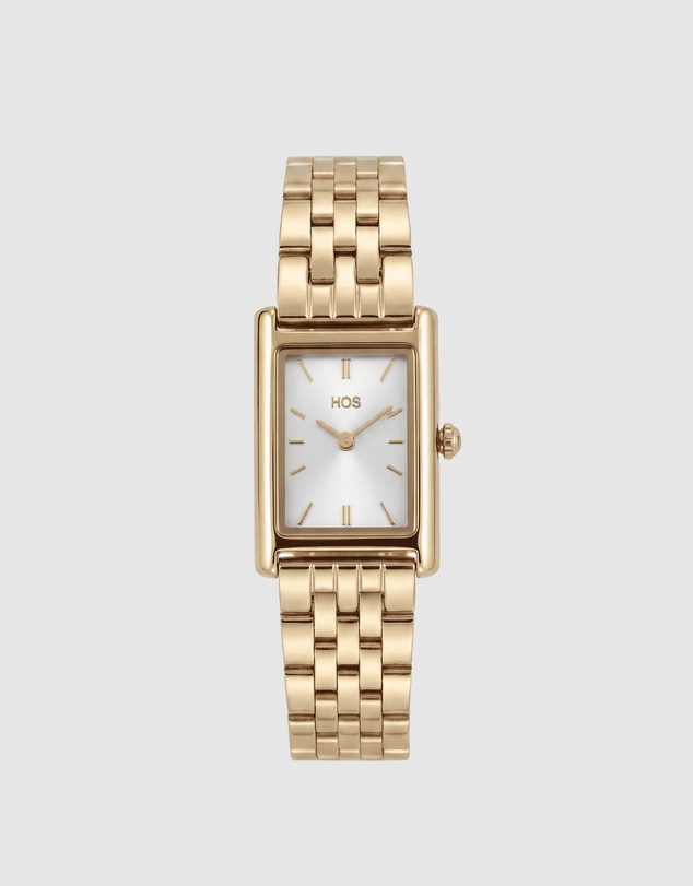 HOUSE OF SLANI - Classic Gold Rectangle Harper Watch