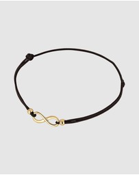 Elli Jewelry - Bracelet Infinity 925 Sterling Silver Gold-Plated