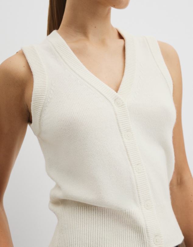 Country Road - Cotton Cash Knit Vest