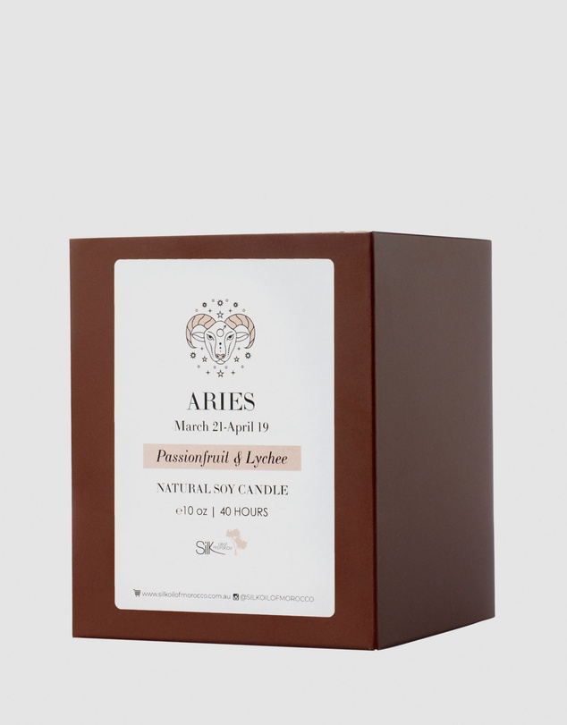 Silk Oil of Morocco - Aries Amber Natural Soy Candle