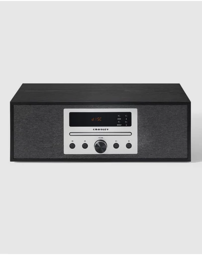 Crosley - Crosley Finn Radio CD Player - Black