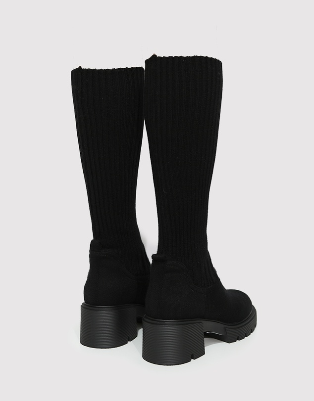 Belle & Bloom - Tokyo Lights Rib Sock Boot