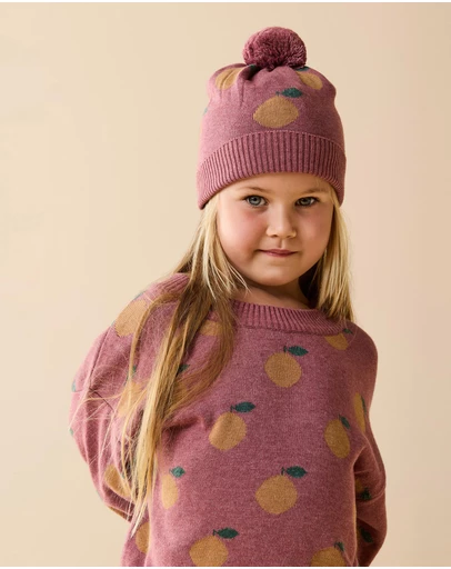 Wilson & Frenchy - Organic Knitted Jacquard Hat - Babies
