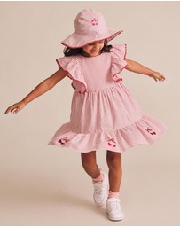 Huxbaby - Cherry Pie Stripe Dress - Mini Dress