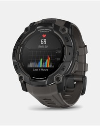 Garmin - Instinct 3 50mm AMOLED Black Bezel with Charcoal Band