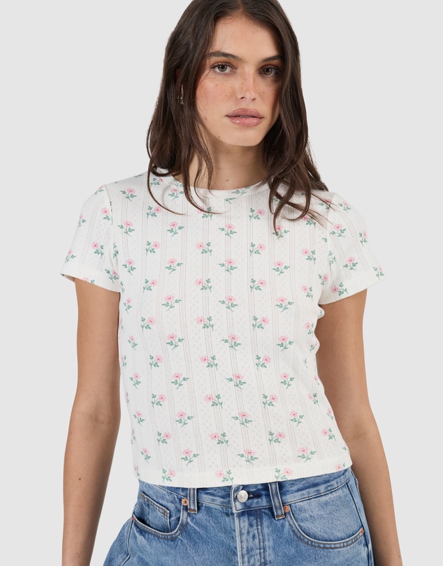 Rolla's - Pointelle Classic Tee Posey