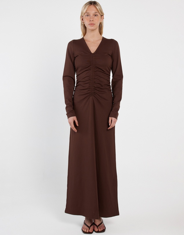 Sass - Abia Gathered Front Jersey Dress