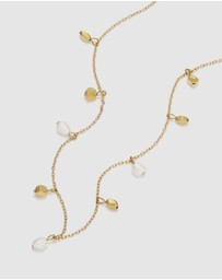 Skagen - Agnethe Pearl Gold-Tone Necklace