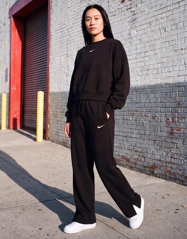 Nike - Sportswear Phoenix Fleece High-Waisted Wide-Leg Pants