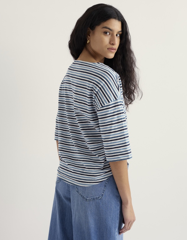 Seasalt - Seasalt Cornwall Blue Tremayne Quay Jersey Top