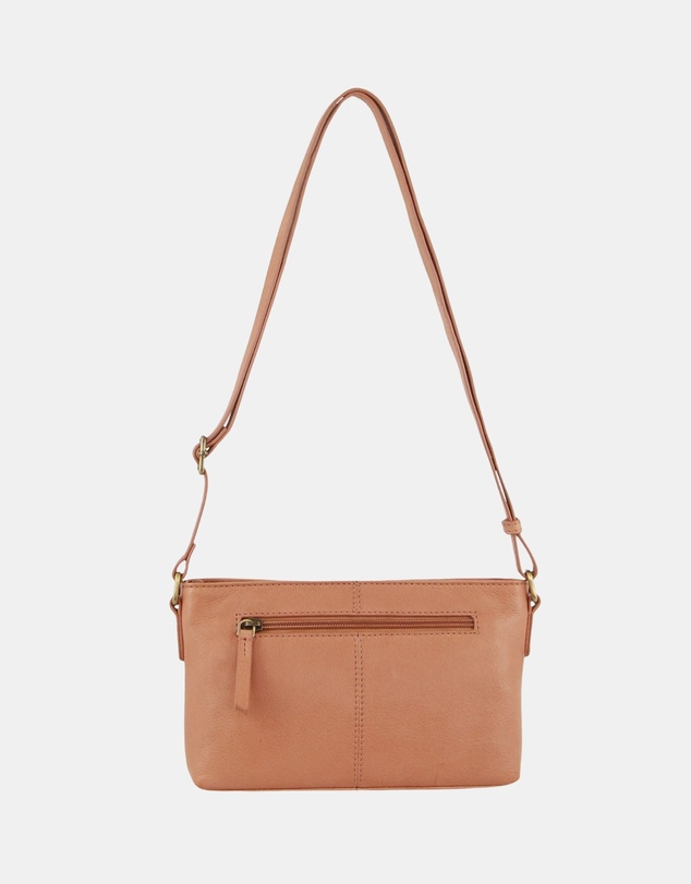 Pierre Cardin - Pierre Cardin Leather Woven Design Crossbody Bag