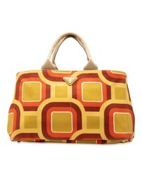 Pre-Loved by Azura Reborn - Pre-Loved Large Printed Canvas Canapa Soho Satchel