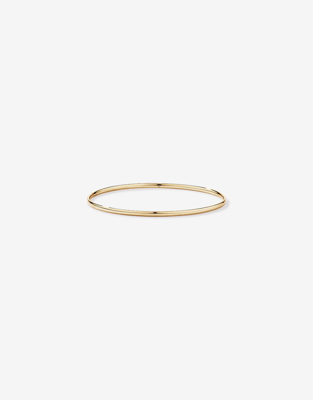 Michael Hill - Slim Oval Bangle in 10kt Yellow Gold