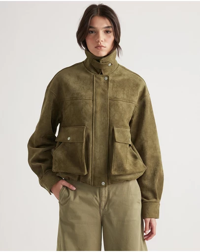 Decjuba - Georgie Faux Suede Jacket