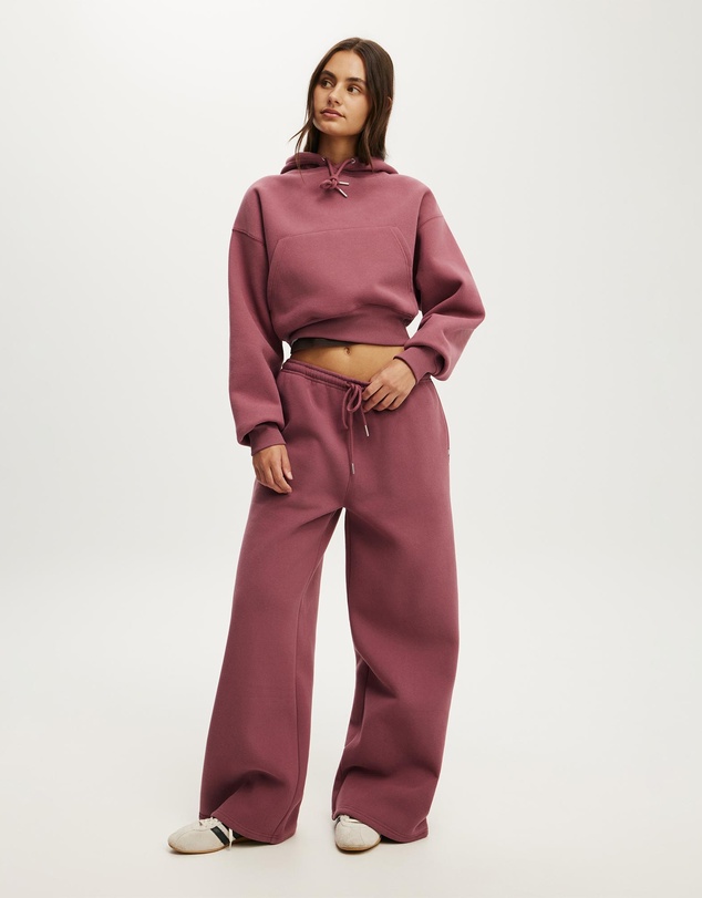 Cotton On Body Active - Plush Cropped Bubble Hoodie