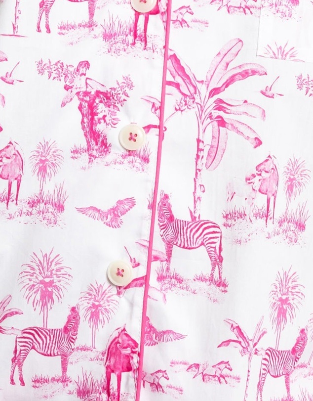 Sant And Abel - Women's Skydog Pink Short PJ Set