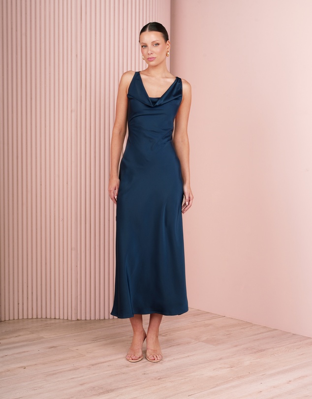 Azzurielle - Kaydy Cross Back Maxi Dress