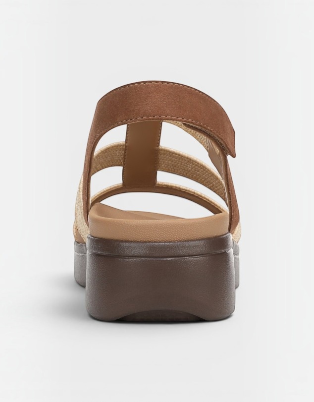 Vionic - Sabrina Flatform Sandal - Hazelnut Suede