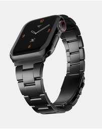Friendie - Stainless Steel Link Bracelet Band - The Sydney - Apple Watch Compatible