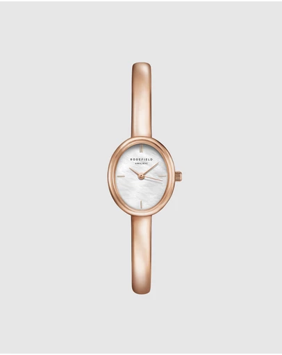 Rosefield - Studio Bangle Rose Gold-Tone Watch