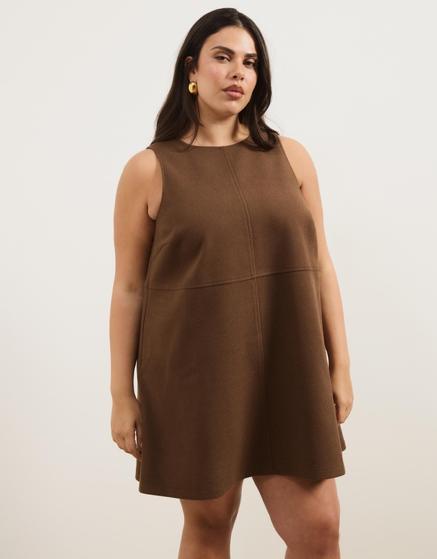 Atmos&Here Curvy - Stephanee Shift Mini Dress