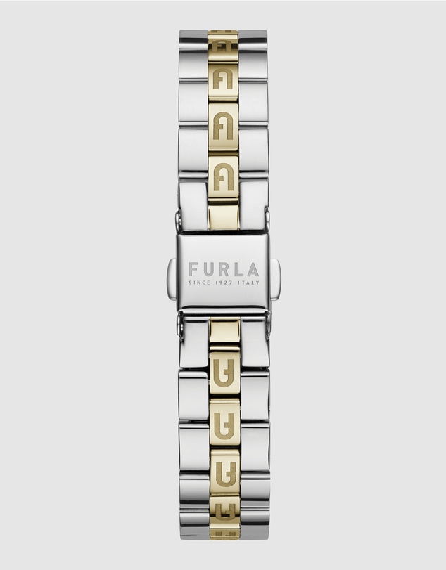 Furla - Heritage Petite 30mm Green Dial Two Tone Bracelet