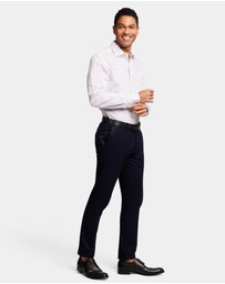 Brooksfield - MODERN RETRO PRINT REG FIT BUSINESS SHIRT