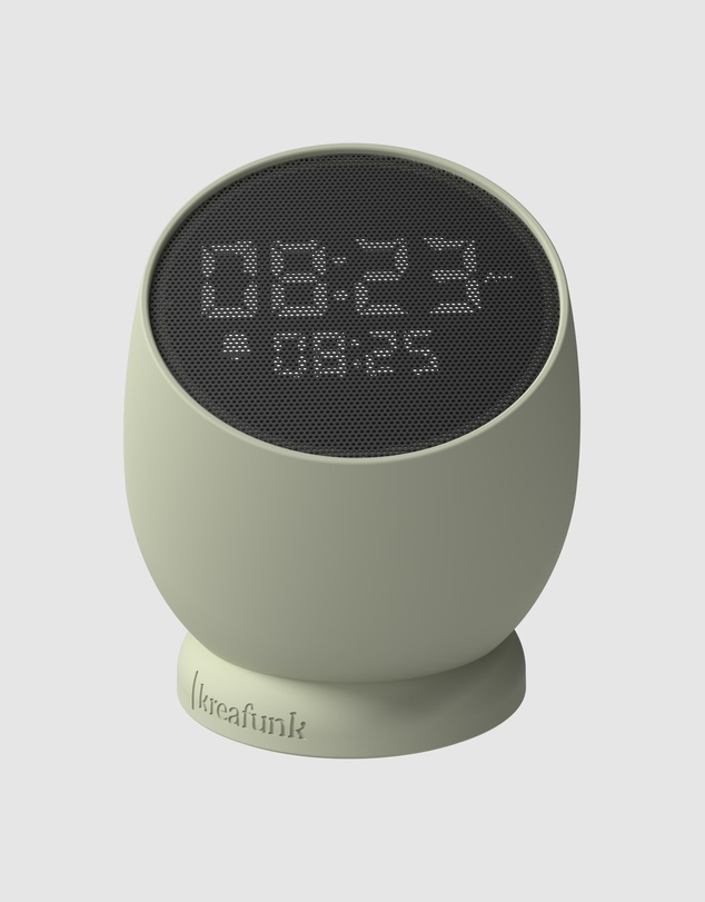 Kreafunk - Kreafunk Bell Alarm Clock - Dusty Olive