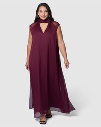 Pink Dusk by Curve Project - Intoxicating Maxi Dress