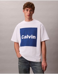Calvin Klein Jeans - Logo Box Graphic Relaxed T-Shirt 