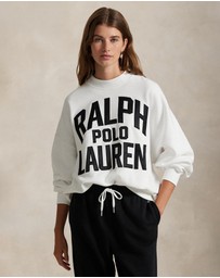 Polo Ralph Lauren - Satin Logo Fleece Crewneck Sweater