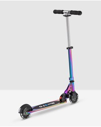 Micro Scooters - Micro Sprite 2 Wheel Folding Scooter Neochrome with LED wheels