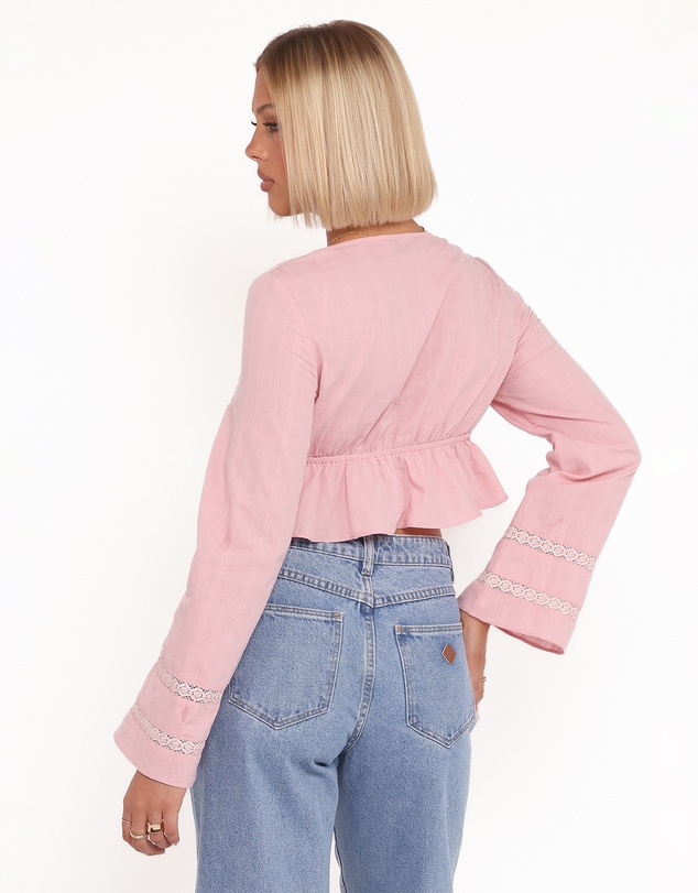 Petal & Pup - Reed Long Sleeve Top - Pink