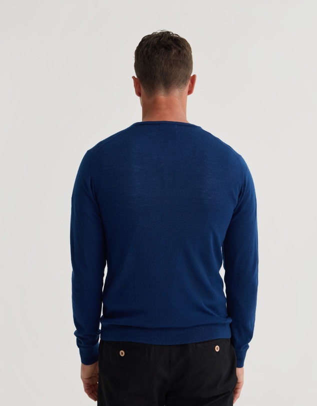 Oxford - Basic V-Neck Pure Wool Pullover