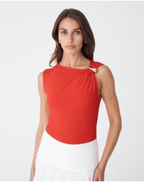 Forcast - Kirsty Bamboo Ruched Top