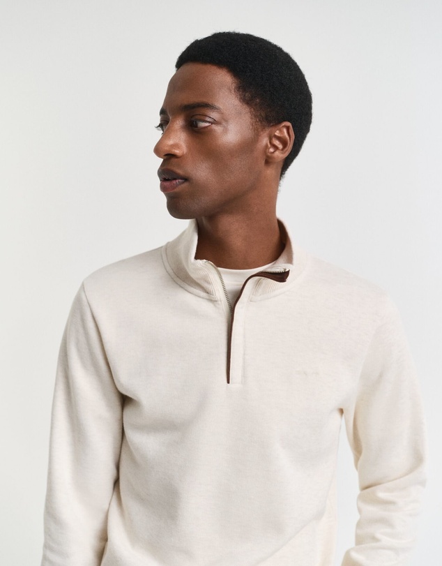 Gant - Sacker Rib Half-Zip Sweatshirt