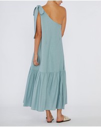Amelius - Aruba Linen One Shoulder Dress