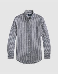 Polo Ralph Lauren - Custom Fit Striped Linen Shirt