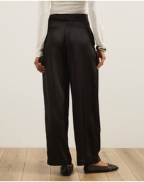 Atmos&Here - Auri Satin Tailored Pants