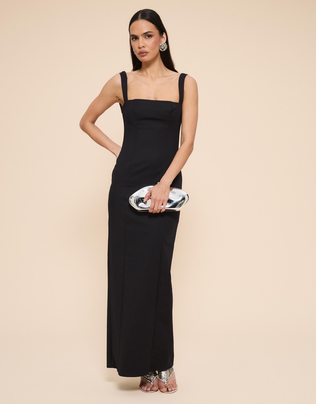 CHANCERY - Belle Square Neck Bodycon Midi Dress