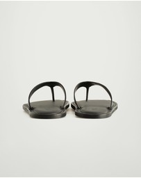 COS - Leather Flip Flops