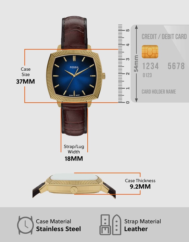 Fossil - Machine Luxe Brown Analogue Watch