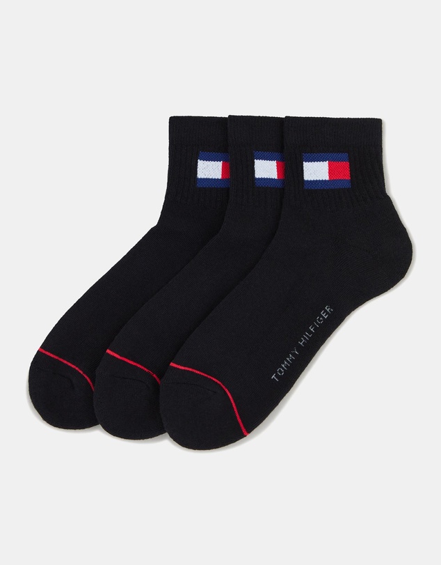 Tommy Hilfiger - 3-Pack Quarter Socks