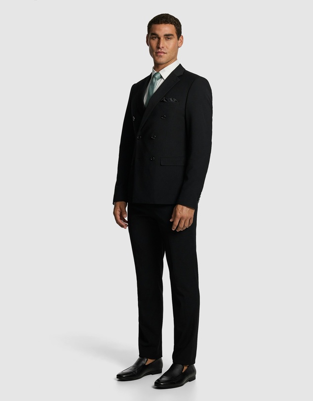 yd. - Dante Double Breasted Stretch Suit Jacket