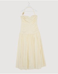 Revibe - Repaired Shona Joy Hadley Draped Halter Neck Maxi Dress - AU 16