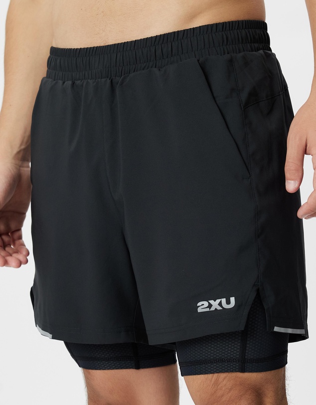 2XU - 5in 2-In-1 Aero Mesh Shorts