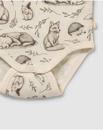 Wilson & Frenchy - Foxglove Forest Organic Bodysuit - Babies