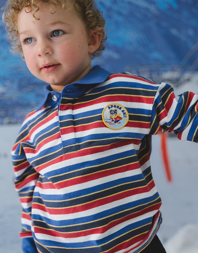 Huxbaby - Apres Ski Long Sleeve Polo - ICONIC EXCLUSIVE - Babies-Kids