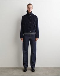 COS - Corduroy Funnel-Neck Jacket